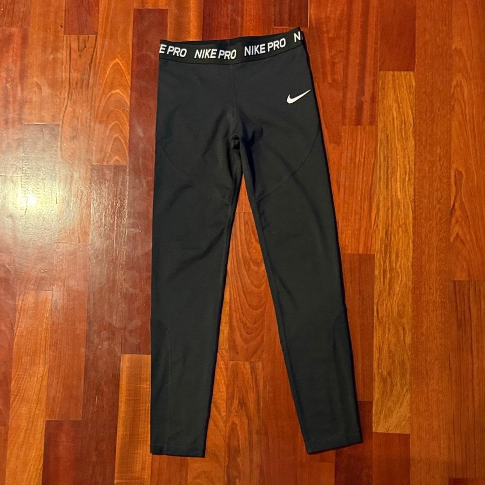 Nike Kids Pro Black Leggings XL